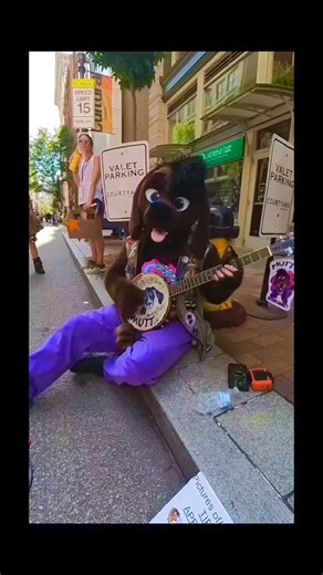 Throwback to the time the waterman saved my life for the last fursuit Friday of this hot ass month 🥵 Don’t forget to follow! Tag the foxes if you know em’! #furry #fursuit #fursuiting #fursuiter #fursuiters #furrymusic #furrymusician #cosplaymutt #banjo #folkpunk #banjodog #fursuitersofinstagram #fursuitersoftiktok | Cosplay Mutt