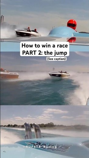 How to win a race Part 2: The Jump #horsepower #speedboat #lakelife #bigblock #mercuryracing