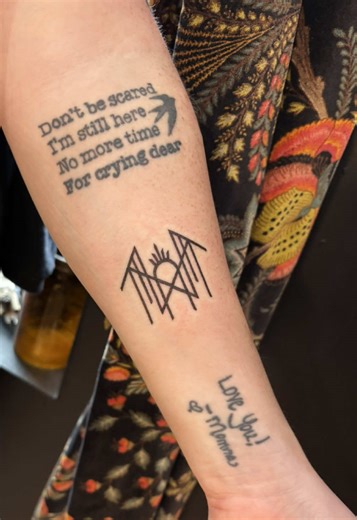 Sleeptoken Tattoos by Female Tattoo Artist