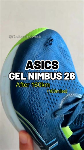 Bought these Asics Gel Nimbus 26 because I loved the cushioning and they seemed perfect for easy recovery runs. But after just 160 km (100 miles), there's already a hole!! For €160, that’s pretty disappointing. I’ll keep using them for as long as I can, but the upper on these Nimbus 26s definitely needs improvement. Has this ever happened to you? | The Running Week