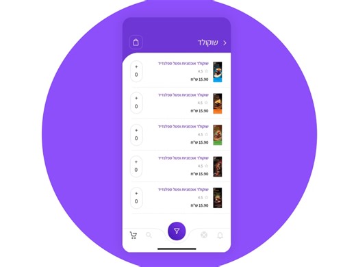 Swipe right to add & Swipe left to remove