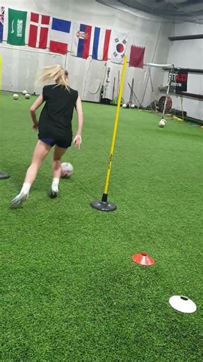 ⚽ 1A Soccer | Beat Your Defender & Finish Strong ⚽🔥 | Dribble + Move + Shoot Drill