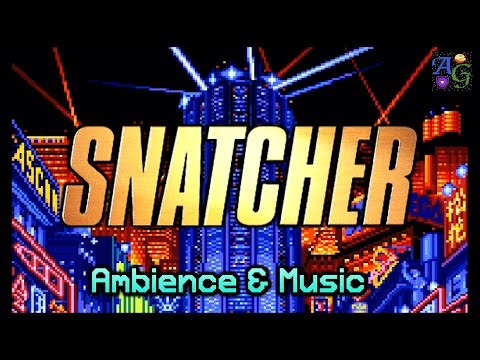Snatcher Ambience & Music 🌃 1 HOUR 1995 Sega CD Retro Cyberpunk Gameplay Compilation + Full OST 🎶