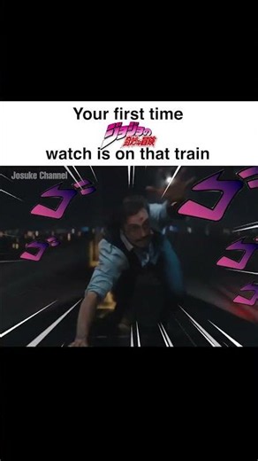 The First Time You Watched JoJo ✋😐🤚