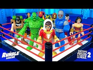 SHAZAM! Imaginext JUSTICE LEAGUE Shake Rumble Part 2! // RUMBLE LEAGUE