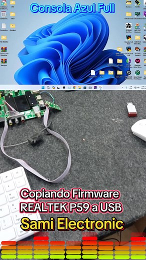 Copiado de Firmware con Consola Azul y CP2102
