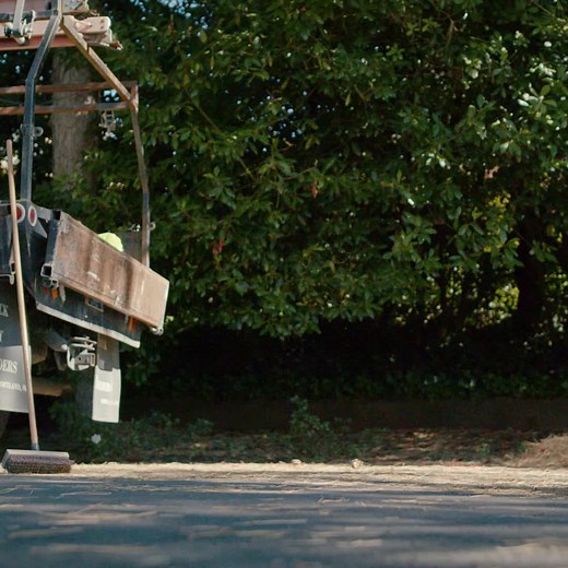 Rhino Cart moving over 1,000 pounds of concrete on a pallet. #madeintheusa