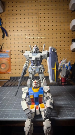 Poor RX78 is still suffering.. now his new friend has arrived.. #gunpla #gunplacommunity