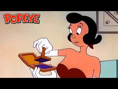 Popeye – Paris Romance: Parlez Vous Woo (1956) | Restored Cartoon