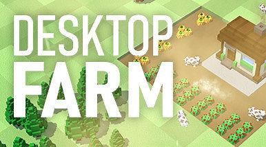 Steam上了一款叫《Desktop Farm（桌面农场）》的种田游戏……