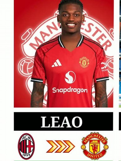 🚨 LATEST CONFIRMED TRANSFER 2025/2026 Rafael Leao to Man United ✅,Baleba to United✅,Messi✅