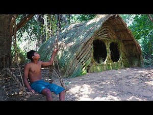 Primitive Tool : Build grass house and ​hammock