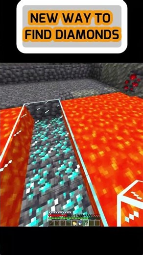 New Way To Find Diamond #shorts #trending #minecraft