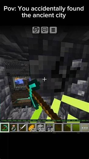 When was Warden spawn 🤔 #minecraft #shorts #viral #shortsfeed