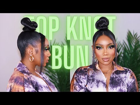 Top Knot High Bun Tutorial | Tamara Renaye