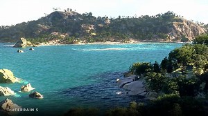 Blender真实山脉水流自然地形生成插件+资产预设包 True Terrain 5.1.0