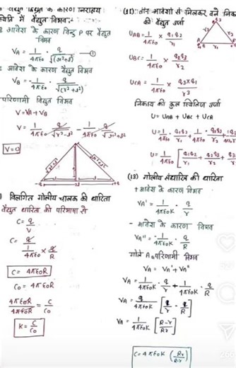 class 12th physics very most important question derivation