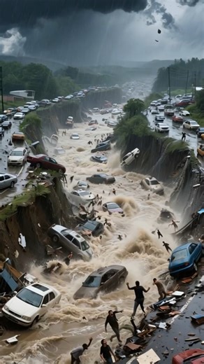 488K views · 1.7K reactions | Apocalypse on the Highway!  Cars, Chaos & Flood Fury  #BreakingNews #ExtremeWeathe #CityFlood #FloodDisaster | Indian Technology | Facebook