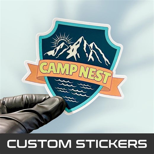 Custom Vinyl Stickers - Send Us Your Logo or Artwork - Waterproof, Laminated, High-quality - Etsy