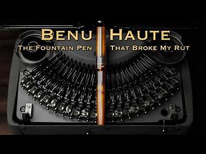 This Pen Feels Like 1969 - And I Love It (Benu Haute)