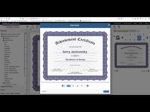 Certificates Data Merge Demo