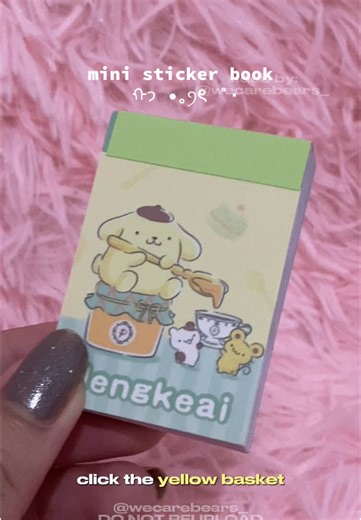 Explore Adorable Sanrio Mini Sticker Book Collections