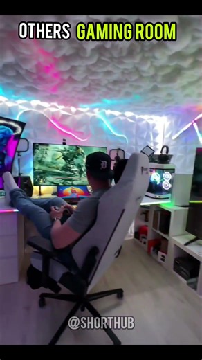 Others gaming room set up vs...☠️ #Short