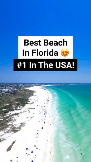 Victoria + Terrence on Instagram: "Best beach in Florida 🌴 Welcome to Siesta Key Beach, which is consistently ranked the best beach in the USA!! With pristine white sand and some of the clearest water in Florida, put Siesta Key on your list! Comment ‘MAP’ and I will send you more about my custom Florida map with over 800+ incredible locations across the state. Have you been to Siesta Key? . . . . . . . #reels #adventure #nature #discoverearth #welivetoexplore #wildernessculture #amongthewild #a