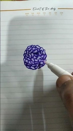 how to make flowers with brush pens