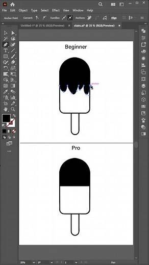 Simple Ways to Use Adobe Illustrator's Warp Tool Like a Pro #trending #viral #shorts #designer