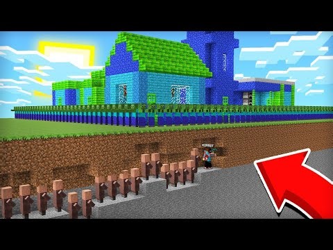 QISHLOQILAR VA MEN MINECRAFTDA ZOMBILAR QISHLOG'IGA YO'L OLDIK