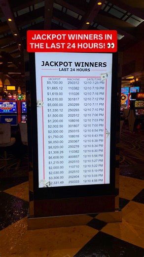 JACKPOT WINNERS IN THE LAST 24 HOURS! 👀 📍 Green Valley Ranch Resort Spa & Casino | Marco Murillo