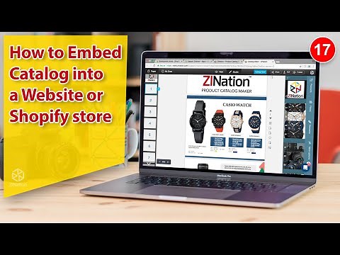 How to embed Catalog into a Website or Shopify Store