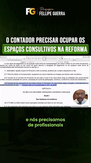 The accountant needs to occupy advisory spaces in the reform | Prof. Fellipe Guerra