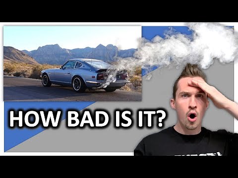 IS MY ENGINE THRASHED? DATSUN 280Z CYLINDER CAM | Compression Check and a look inside my L28 motor