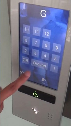 #Otis Compass 360 Destination Despatch - Using Call Station (Regular Panel) #elevator #shorts