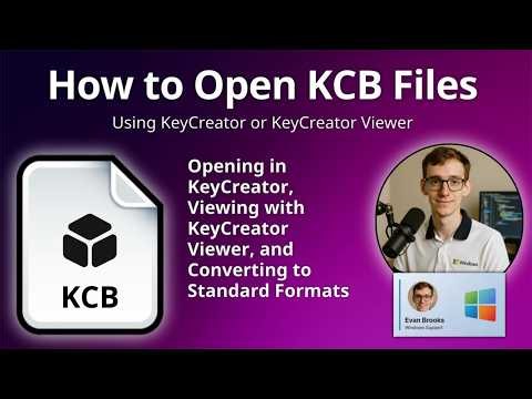 How to Open KCB Files (KeyCreator CAD)