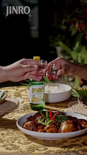 JINRO ANJU Time in Manila - Chicken Adobo #JINRO #ANJUTime #FoodPairing#ChickenAdobo #FilipinoFood