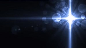 Glowing Blue Cross Flares Motion Background on Make a GIF