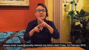 There is a BSL/subtitled version of this announcement in the film Are you part of the Deaf and LGBTI community? Would you like to be part of a film in order to have your voice out there and be visible to society? Equality Network wants to make a film about what it’s like to be both Deaf and LGBTI at the same time and is looking for Deaf BSL users from across Scotland to volunteer to share their experiences with us. The film will be created through interviews with a Deaf LGBTI interviewer. This w