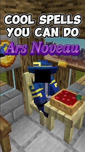 QUICK and EASY FLIGHT Spell | Minecraft Ars Noveau COOL Spells P.2