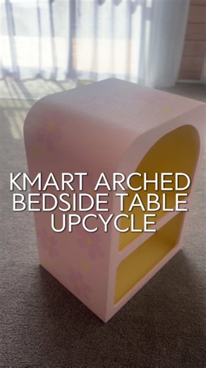 Upcycled Kmart Bedside Table for Girls' Room