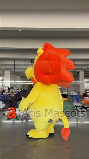 Adult Realistic Inflatable Lion Costume for Entertainments