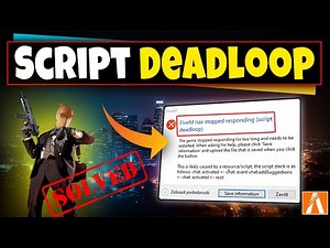 How To Fix FiveM has stopped responding *SCRIPT DEADLOOP* 2025
