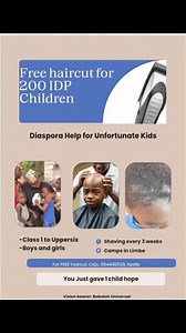 Free free haircut for IDP children every 3 weeks | Boboloh Universal Blog/Promo