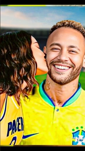 Neymar Kiss His Girlfriend 🥰🥰