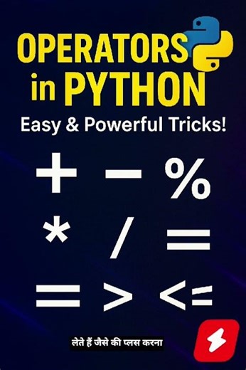 Operators in python #pythonfullcourse #pythontutorial #pythonprogramming