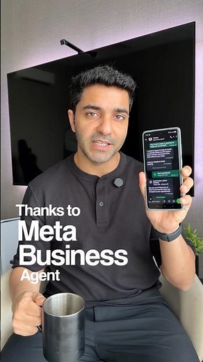 Meta just launched Business Agent on WhatsApp. Open WhatsApp Business, go to Tools, and set it up. 🤝