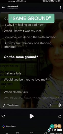 "SAME GROUND" #Kitchienadal#Lyrics#Fullsong#Music#sameground