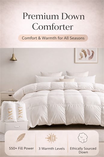 Watch Down Comforter | All Season Bedding Overview on Amazon Live